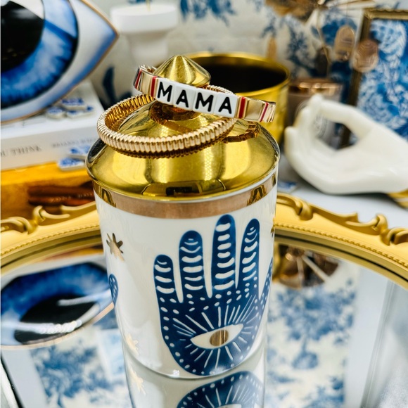 🆕 ROXANNE ASSOULIN 🧿 NWOT Golden MAMA Bracelet Set - Set of 2 - Picture 14 of 14